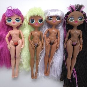 LOL Surprise! OMG Fashion Dolls Lot of 4